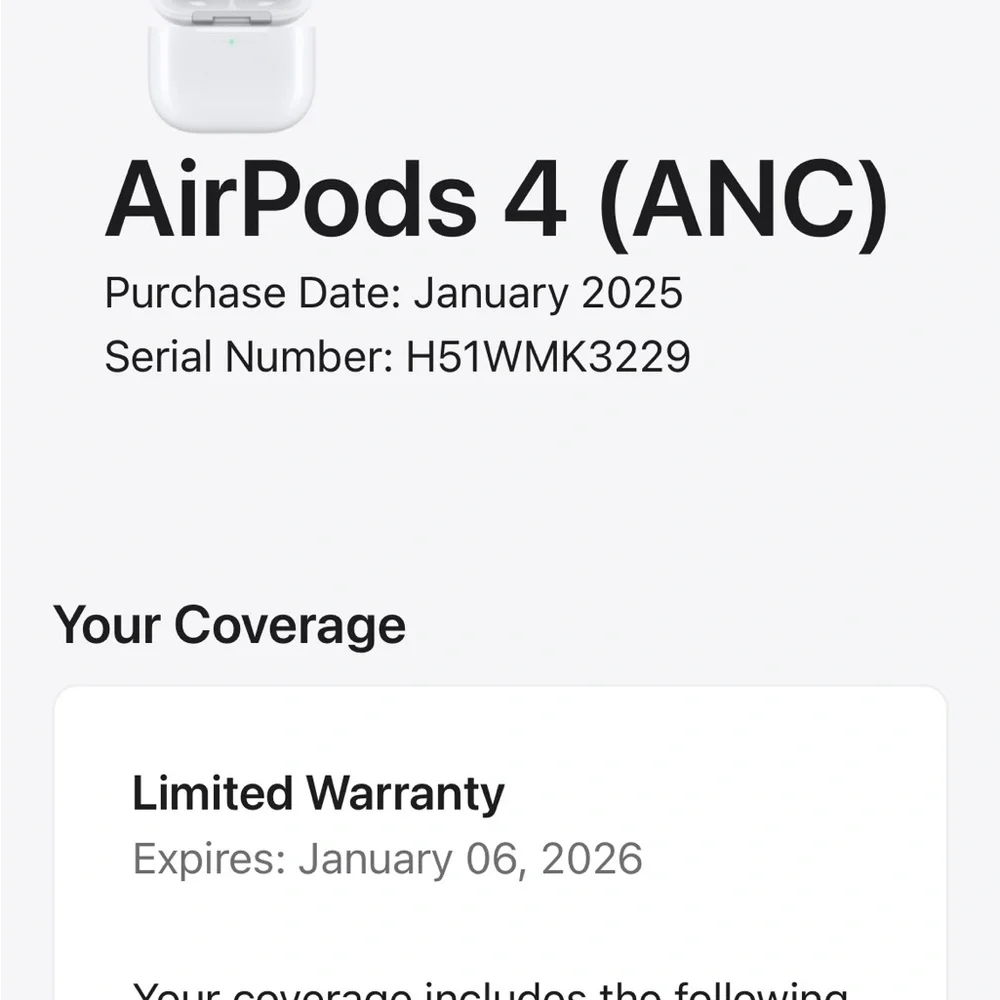 AirPod 4s with active noise cancellation (ANC)